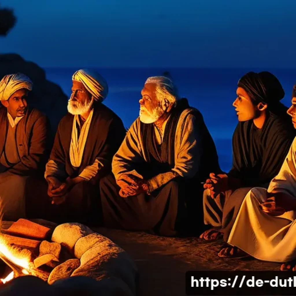디지털 주의력 관리의 역사적 배경 - **Prompt 1: The Dawn of Focused Listening**
"A group of diverse individuals, dressed in simple, ...