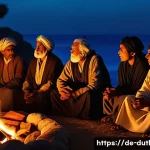 Home 22 디지털 주의력 관리의 역사적 배경 - **Prompt 1: The Dawn of Focused Listening**
"A group of diverse individuals, dressed in simple, ...